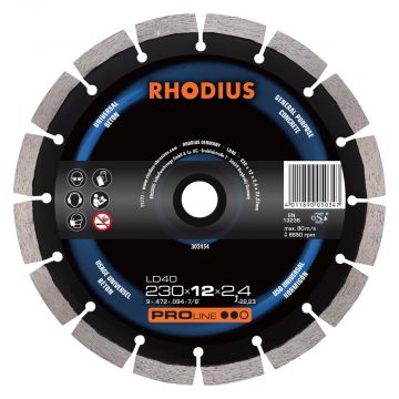 RHODIUS LD40 DIAMANTSLIJPSCHIJF 230MM X 2,4MM
